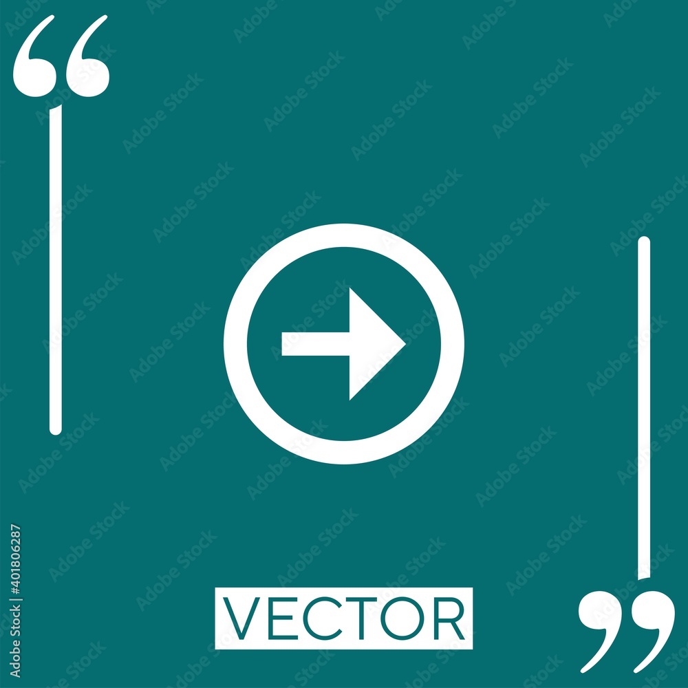 next vector icon Linear icon. Editable stroke line next vector icon Linear icon. Editable stroke line
