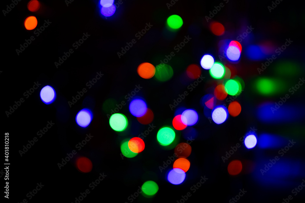 Red, blue, green tone of rare multicolored lights blur the bokeh light. The background is out of focus. Background for Christmas. copy space
Red, blue, green tone of rare multicolored lights blur the bokeh light. The background is out of focus. Background for Christmas. copy space