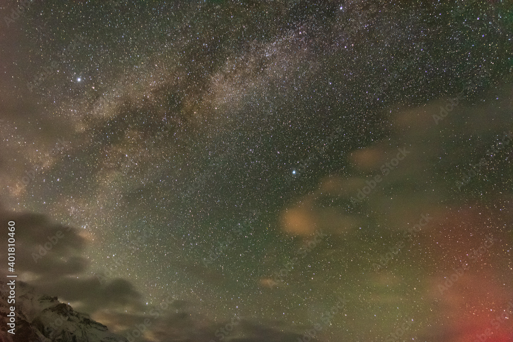 Starry night and Milky way galaxy long exposure grainy night shoot at Key Village in Lahaul Spiti, Himachal Pradesh, India. Starry night and Milky way galaxy long exposure grainy night shoot at Key Village in Lahaul Spiti, Himachal Pradesh, India.