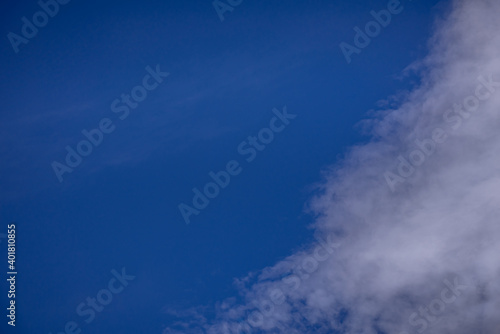 Cloudy day blue sky for background