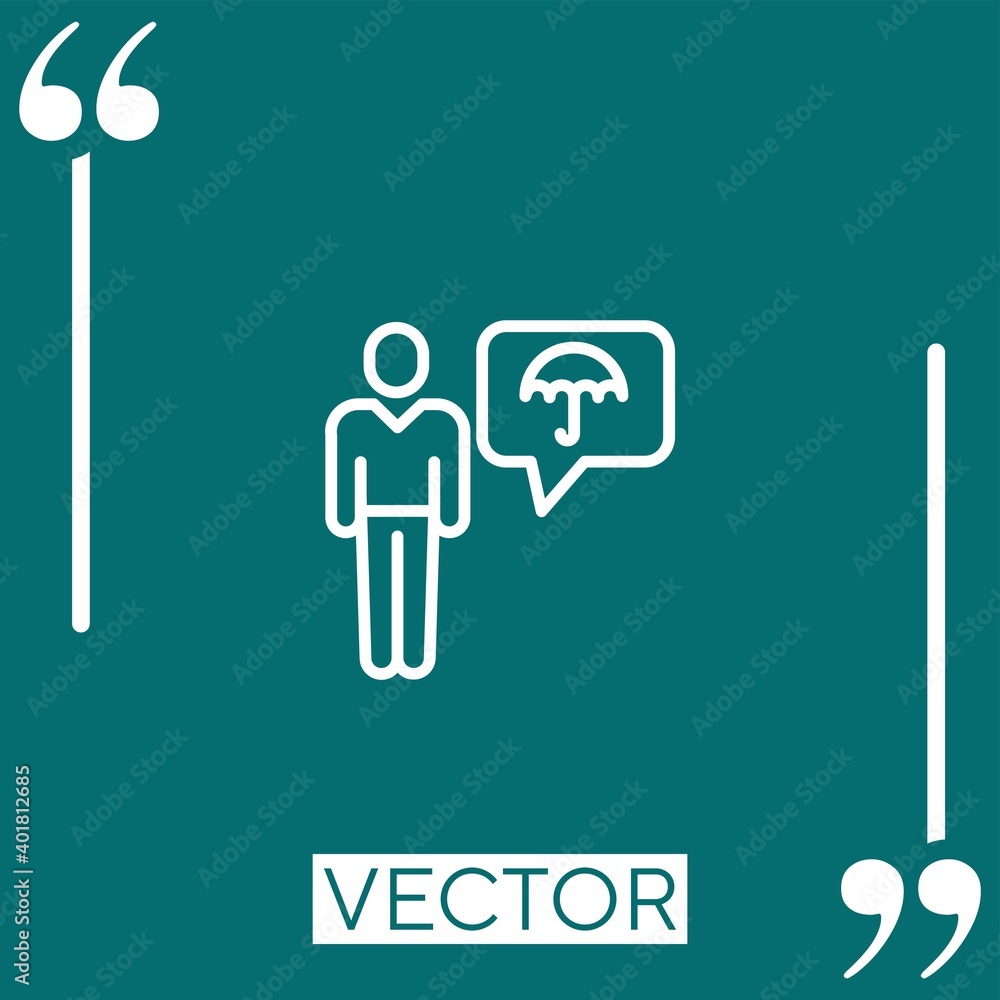 seller vector icon Linear icon. Editable stroke line seller vector icon Linear icon. Editable stroke line