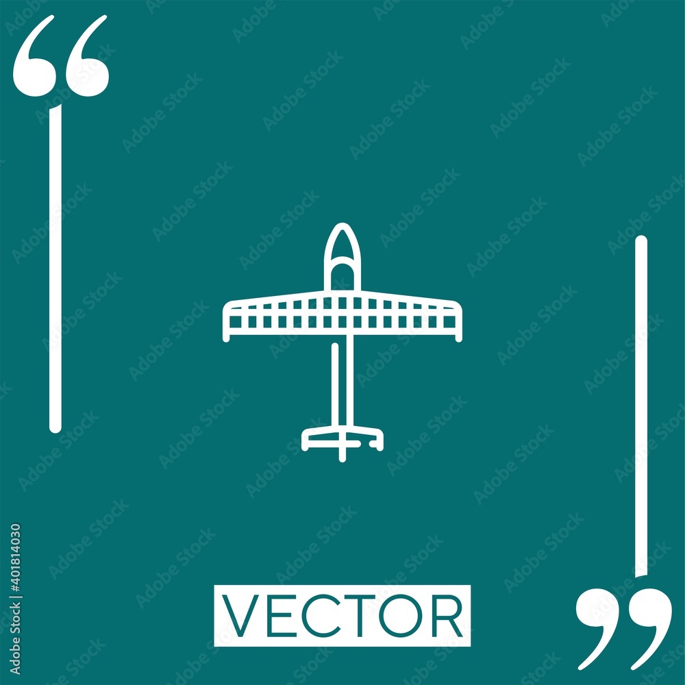 solar panel vector icon Linear icon. Editable stroke line solar panel vector icon Linear icon. Editable stroke line