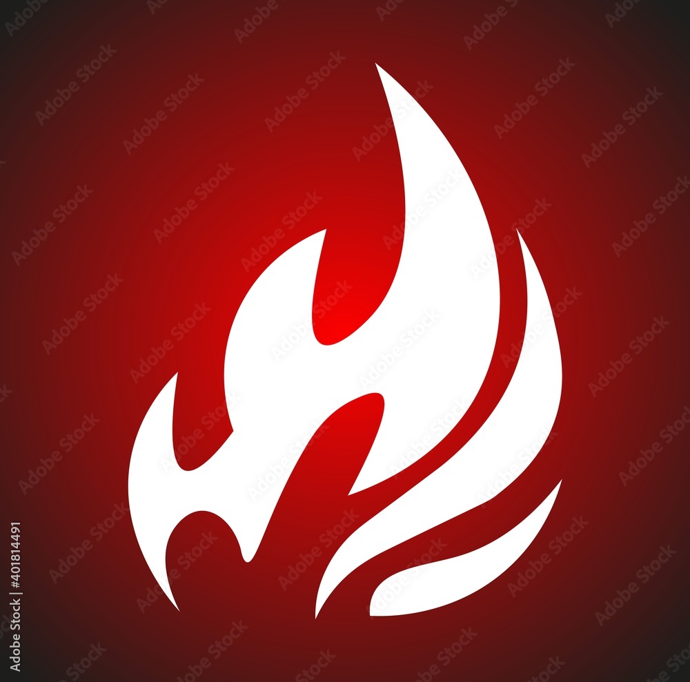 illustration of a fire icon illustration of a fire icon