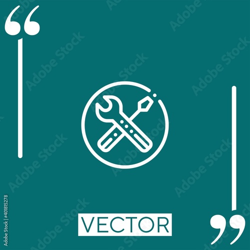 support vector icon Linear icon. Editable stroke line