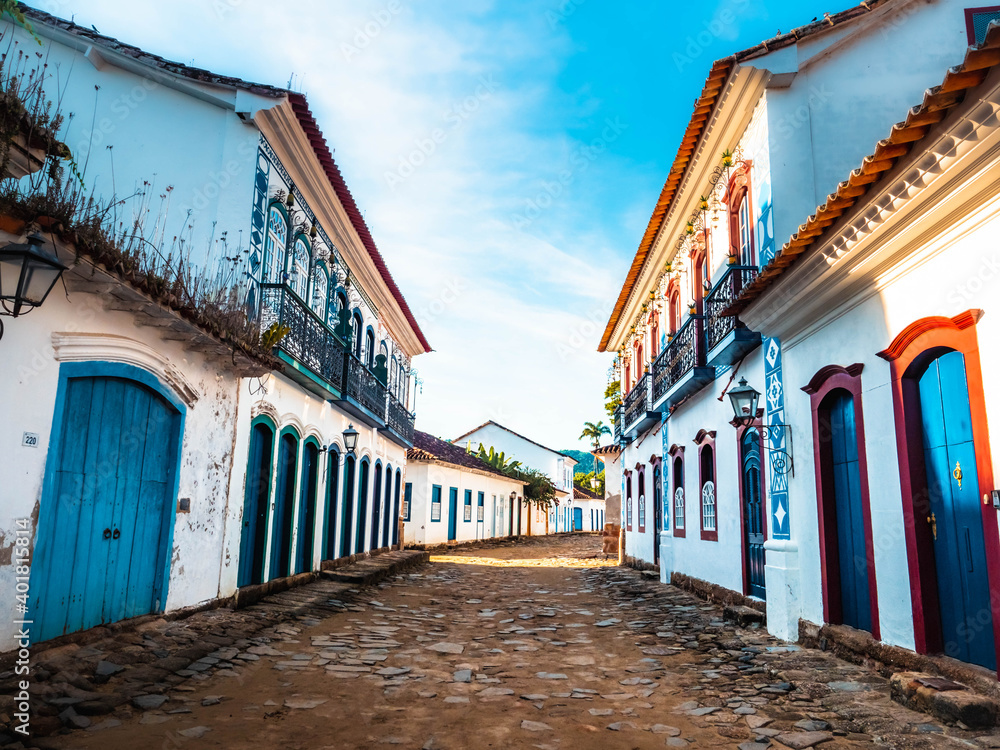 street in old port city