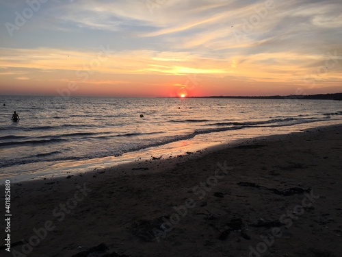 Sunset at the beach