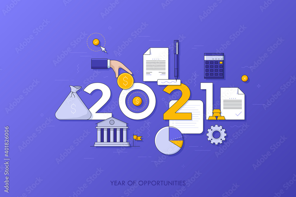 2021 Vecot Conceptual Illustration 2021 Vecot Conceptual Illustration