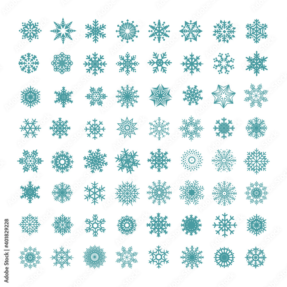 Snowflake icons