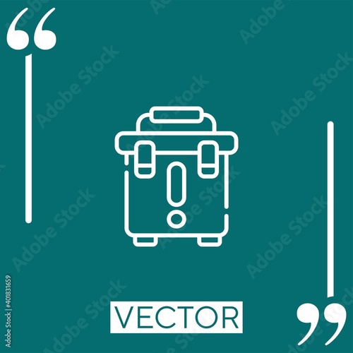 transplantation vector icon Linear icon. Editable stroked line