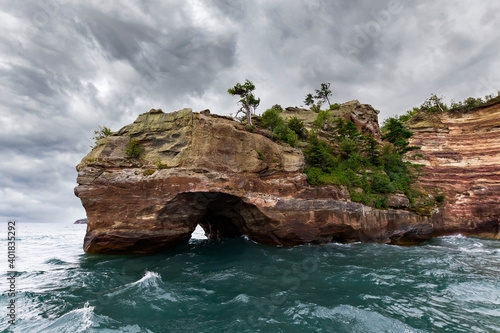 rock in the sea photo