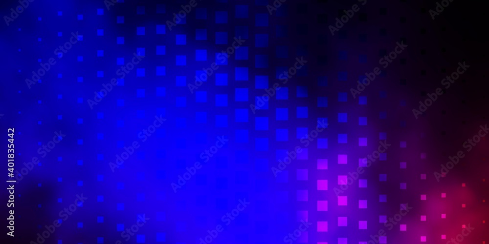 Dark Blue, Red vector template in rectangles.