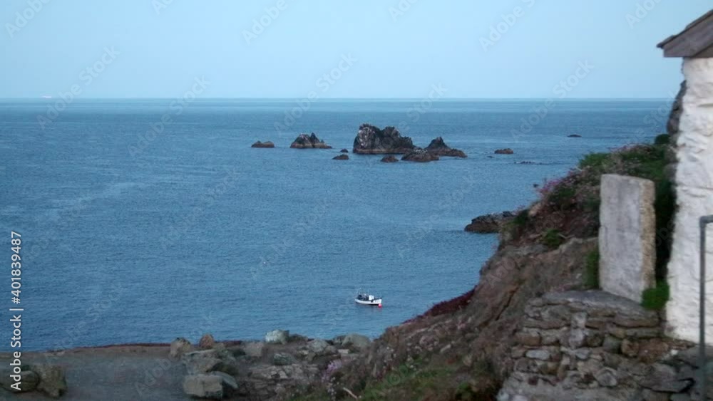 Static shot of the ocean at Lizard Point in Cornwall. Static shot of the ocean at Lizard Point in Cornwall.