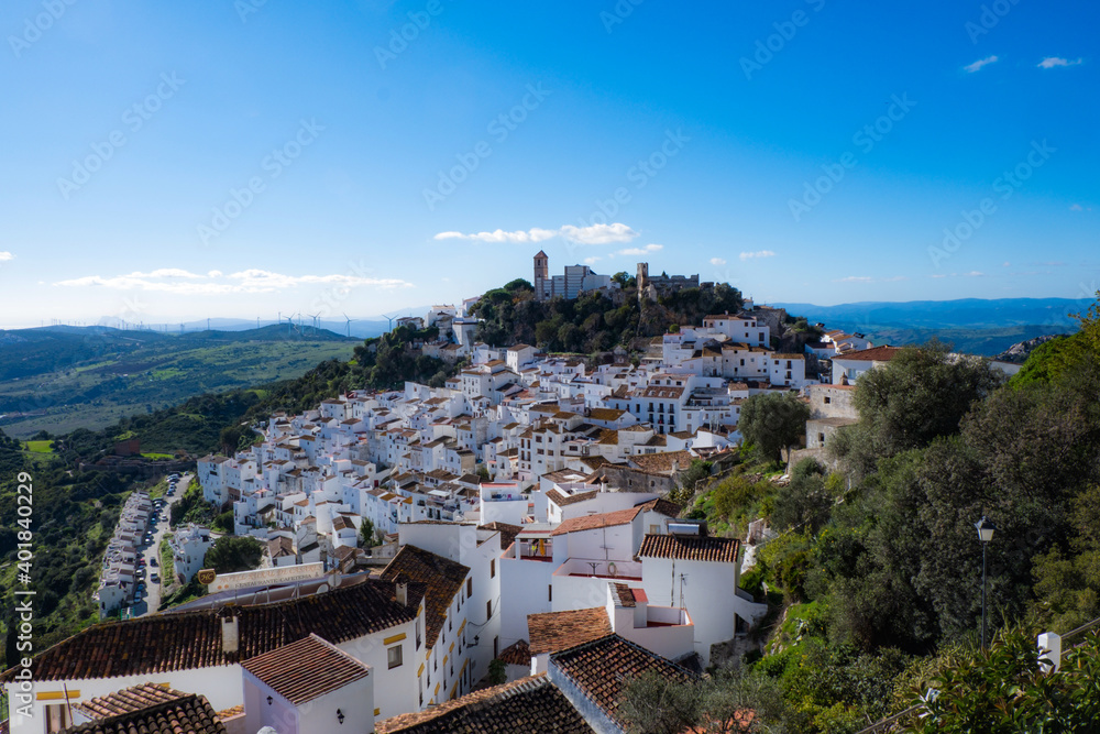 casares village in southern spain_andalusia