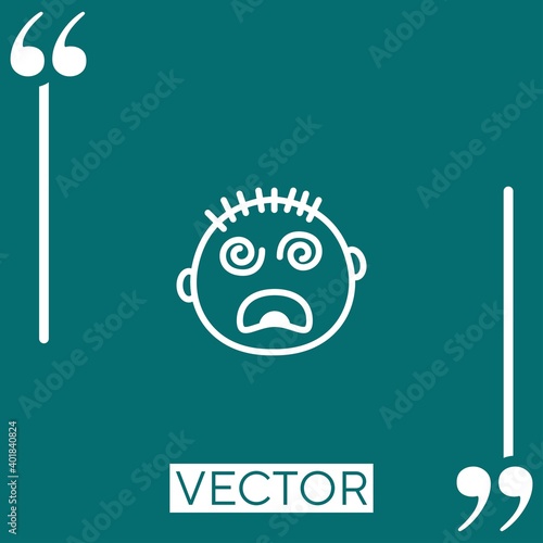 faint   vector icon Linear icon. Editable stroke line
