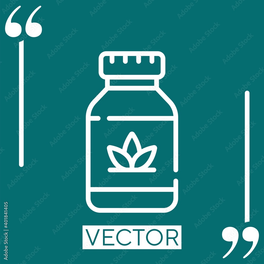 fertilizer vector icon Linear icon. Editable stroked line fertilizer vector icon Linear icon. Editable stroked line