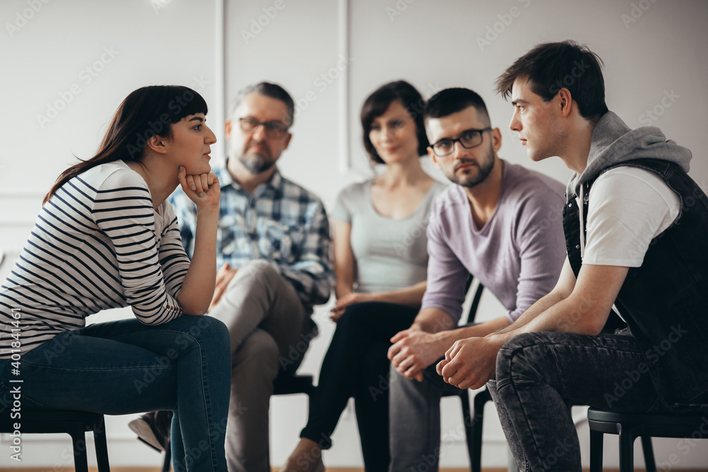 Group therapy brings people together who struggle with similar issues, like depression, anxiety, emotion regulation, or eating disorders. Group therapy brings people together who struggle with similar issues, like depression, anxiety, emotion regulation, or eating disorders.