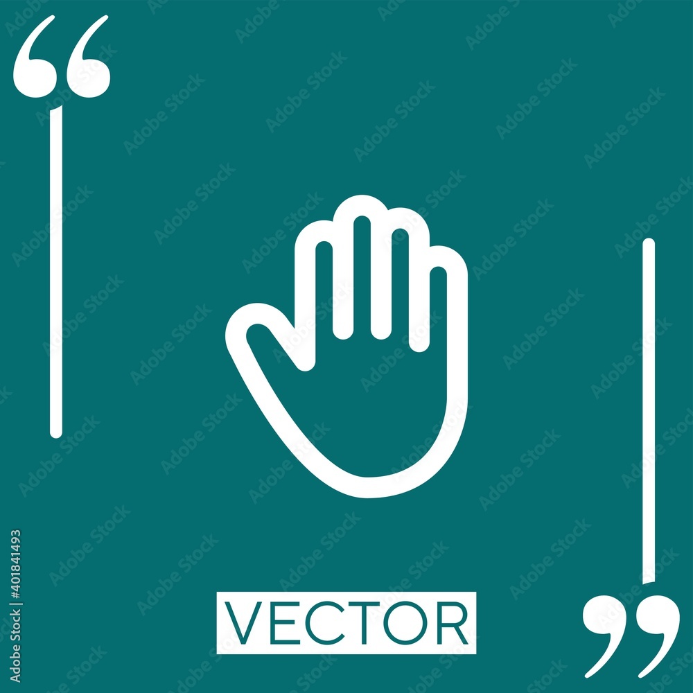 hand vector icon hand vector icon