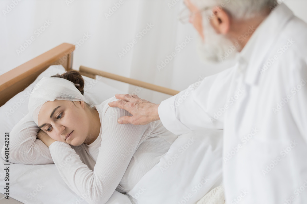 Fototapeta premium Checking the patient's health