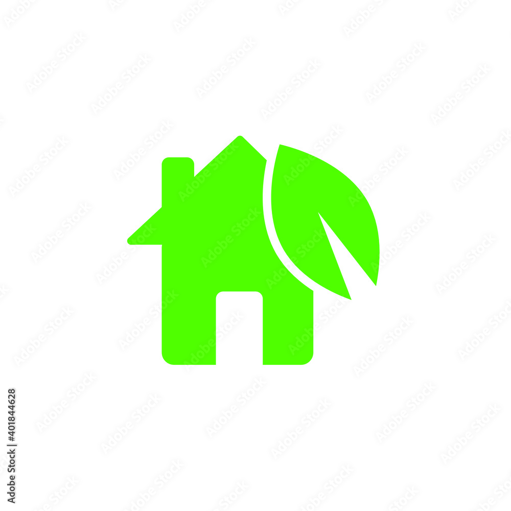 Green house icon on white background, vector illustration Green house icon on white background, vector illustration
