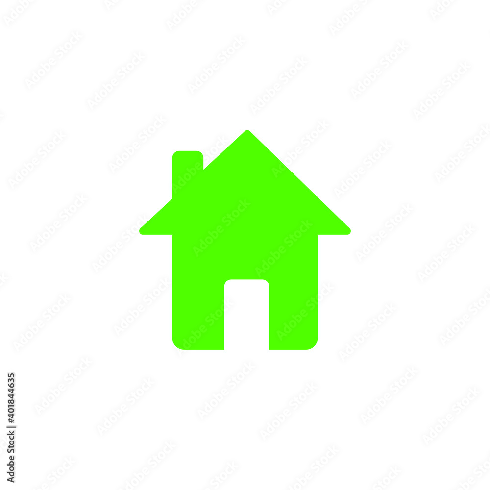 Green house icon on white background, vector illustration Green house icon on white background, vector illustration