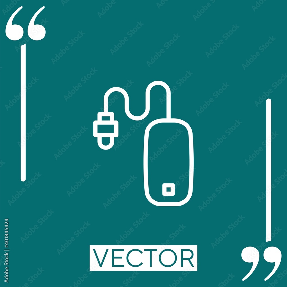 mouse Linear icon. Editable stroke line mouse Linear icon. Editable stroke line