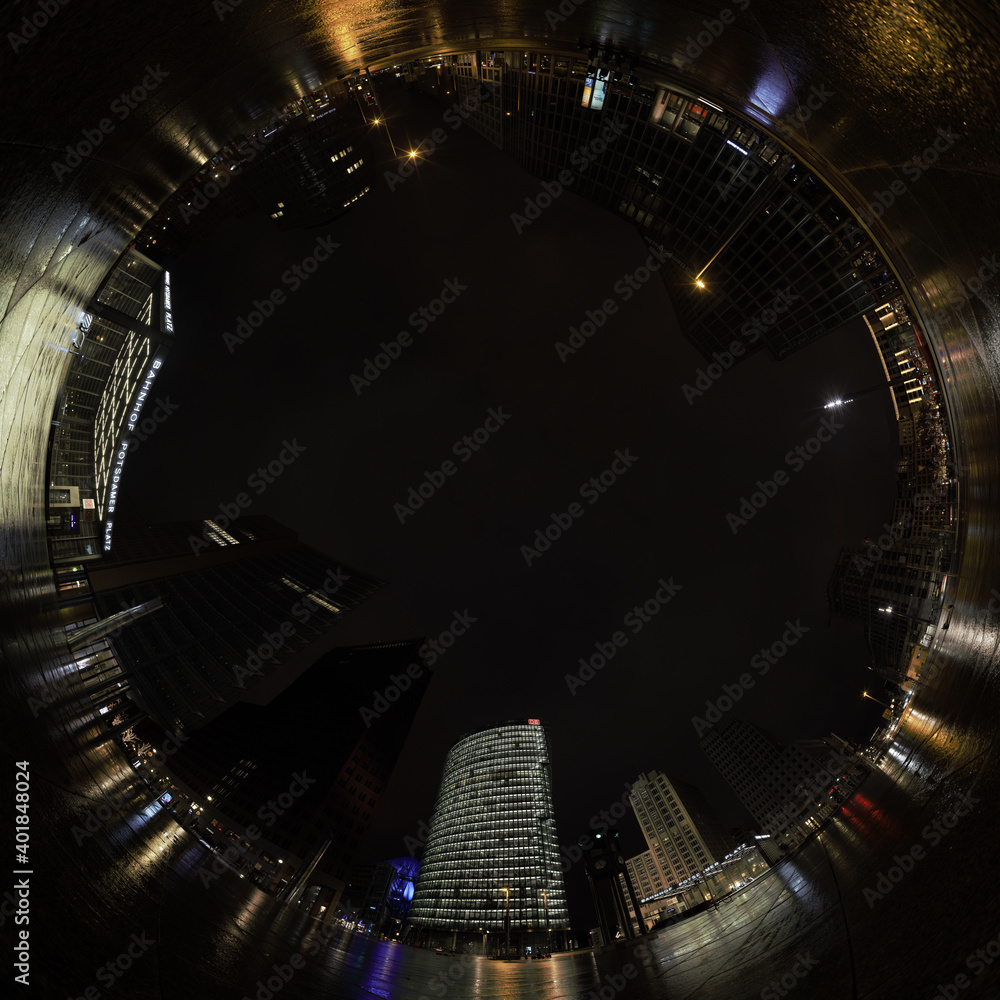 Circle panorama of the german City Berlin