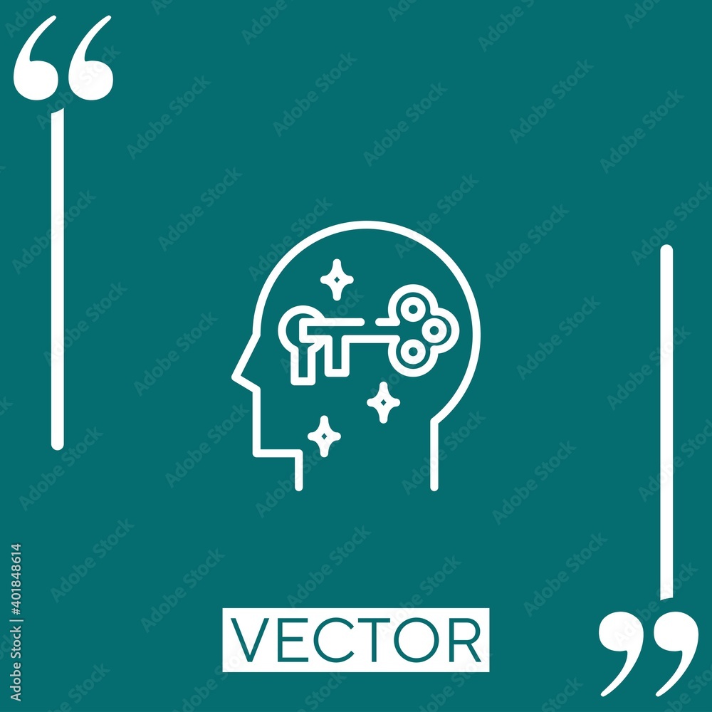 unlock vector icon Linear icon. Editable stroked line unlock vector icon Linear icon. Editable stroked line