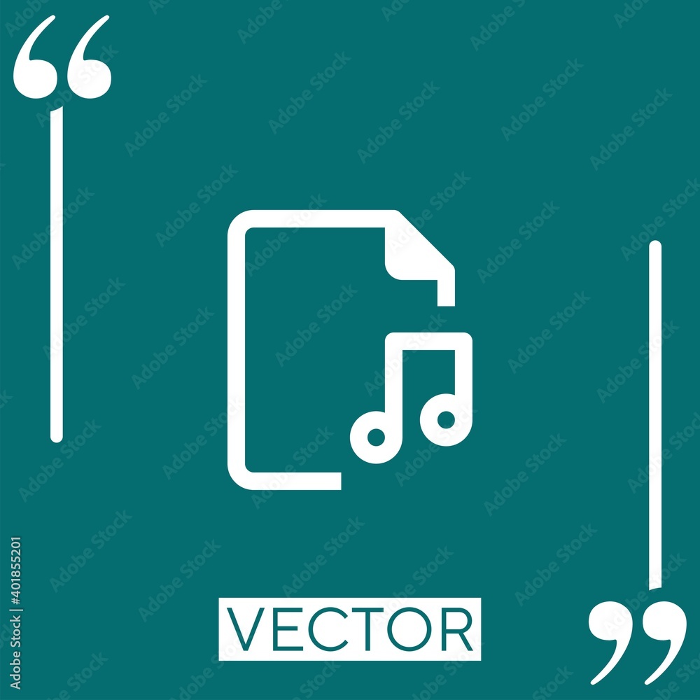 files Linear icon. Editable stroke line files Linear icon. Editable stroke line
