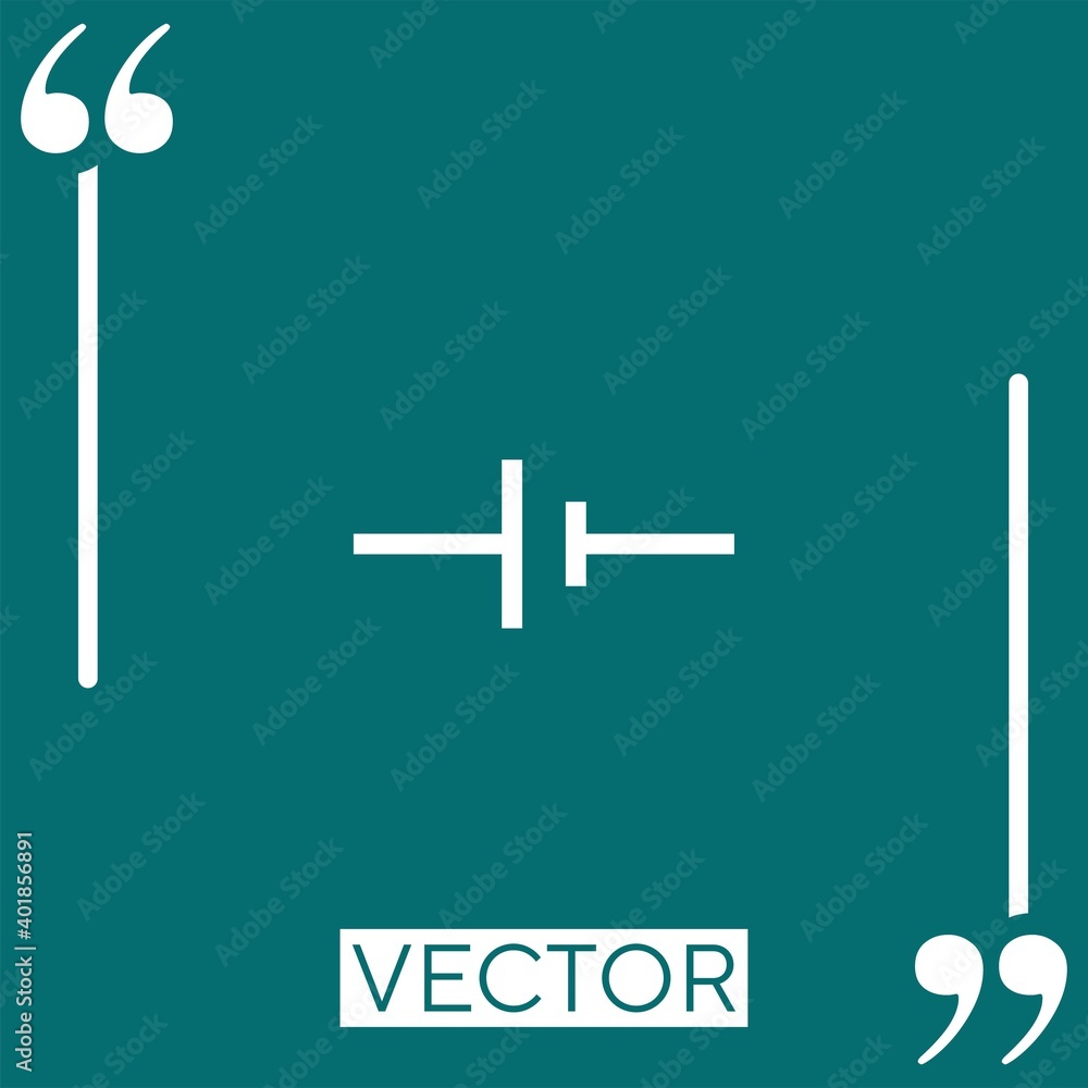 Obraz premium cell Linear icon. Editable stroke line