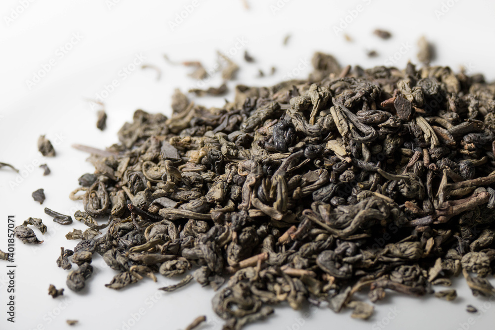 dried tea leaves, Gunpowder dried tea leaves, Gunpowder