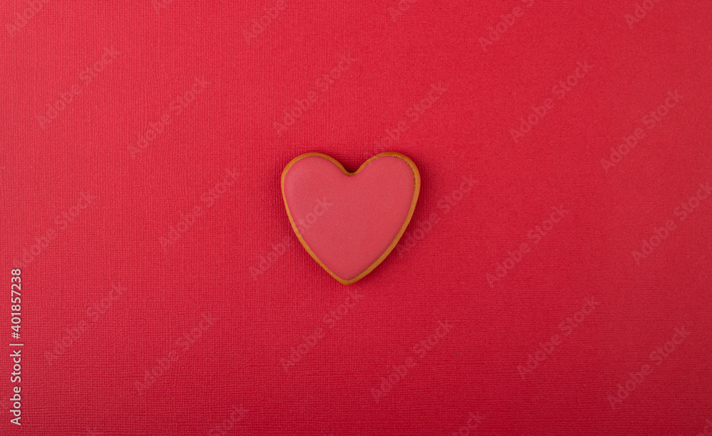red heart on a red background, with space for text red heart on a red background, with space for text
