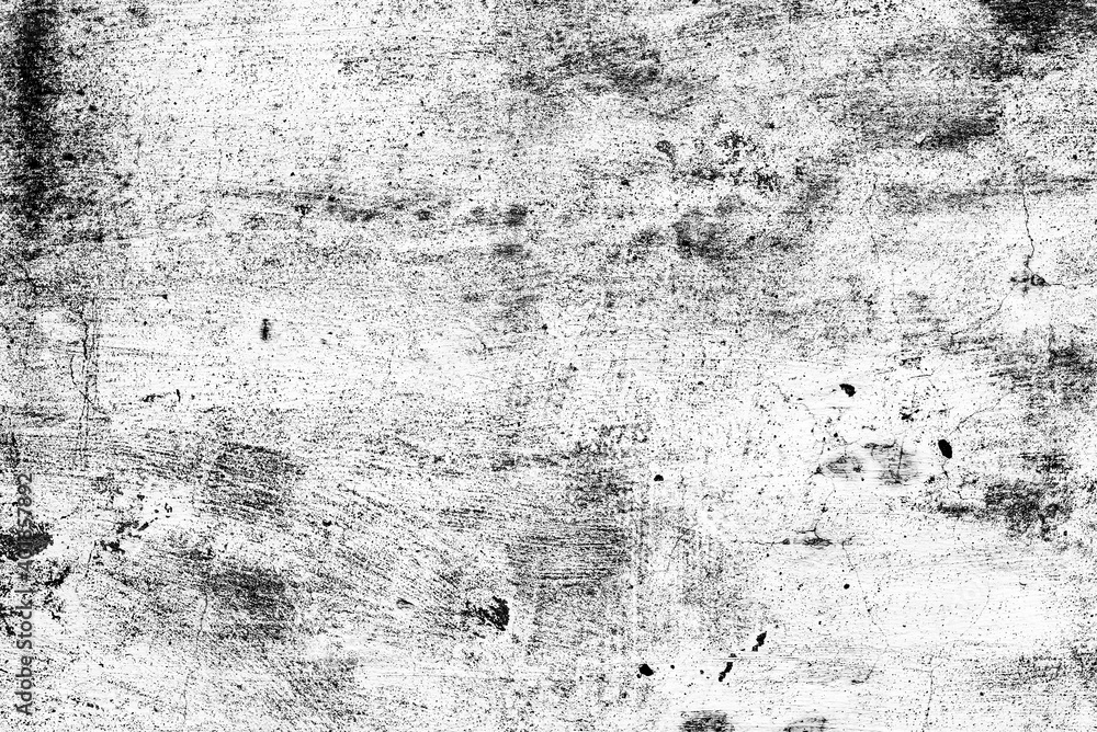 Fototapeta premium Texture of a concrete wall with cracks and scratches which can be used as a background