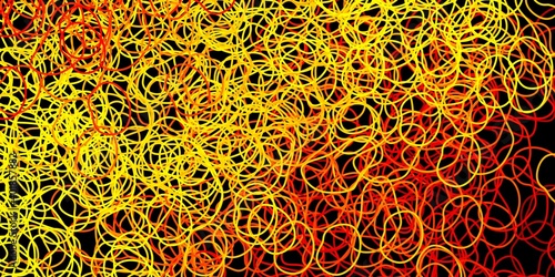 Dark orange vector backdrop with chaotic shapes.