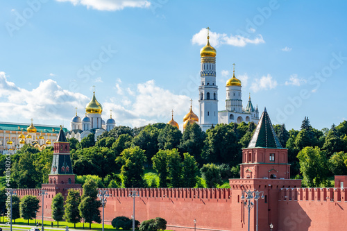 Canvas Print Towers and Cathedrals of Moscow Kremlin, Russia