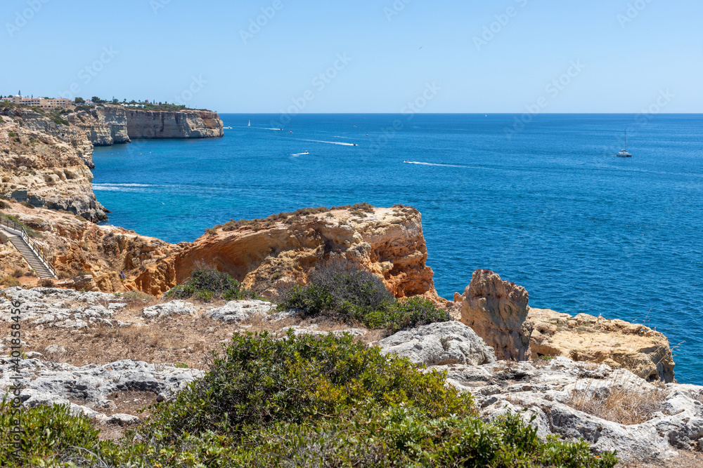 Algar Seco cliff walk, Carvoeiro, Algarve