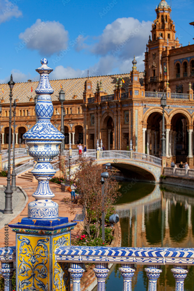 Fototapeta premium square in seville spain