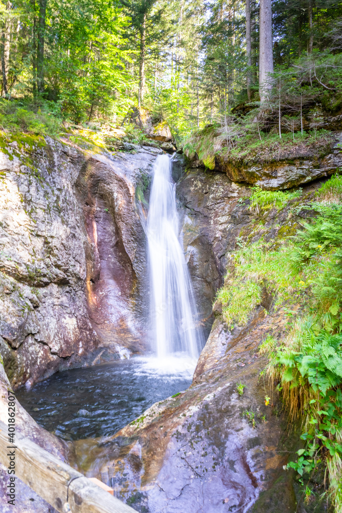 Hochfall Wasserfall im bayerischen Wald Deutschland Hochfall Wasserfall im bayerischen Wald Deutschland