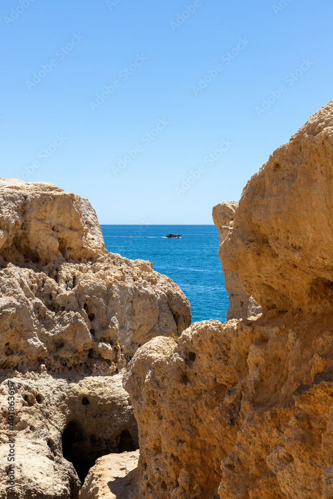 Algar Seco caves, Carvoeiro, Algarve