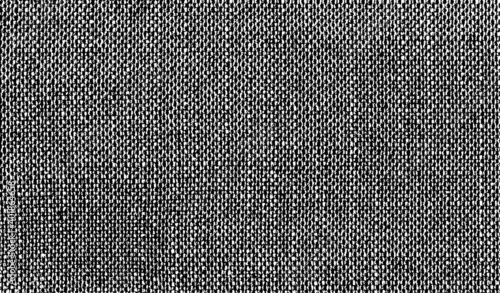 Vector fabric texture. Distressed texture of weaving fabric. Grunge background. Abstract halftone vector illustration. Overlay to create interesting effect and depth. Black isolated on white. EPS10.