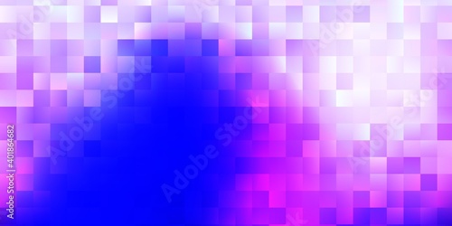 Light pink  blue vector template with abstract forms.