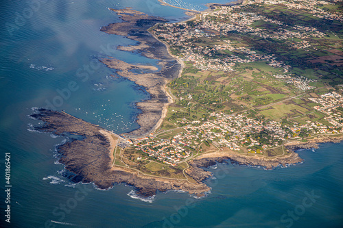 la baule la loire noirmoutier in french atlantic coast photo
