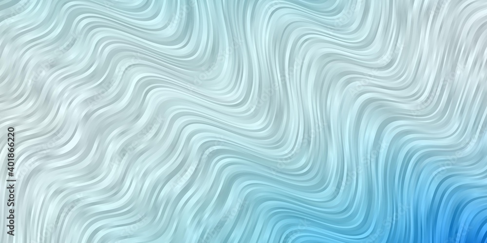 Light BLUE vector pattern with curves.