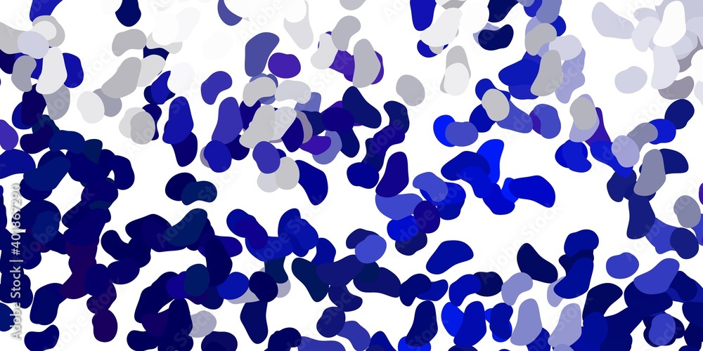 Light blue vector texture with memphis shapes. Light blue vector texture with memphis shapes.