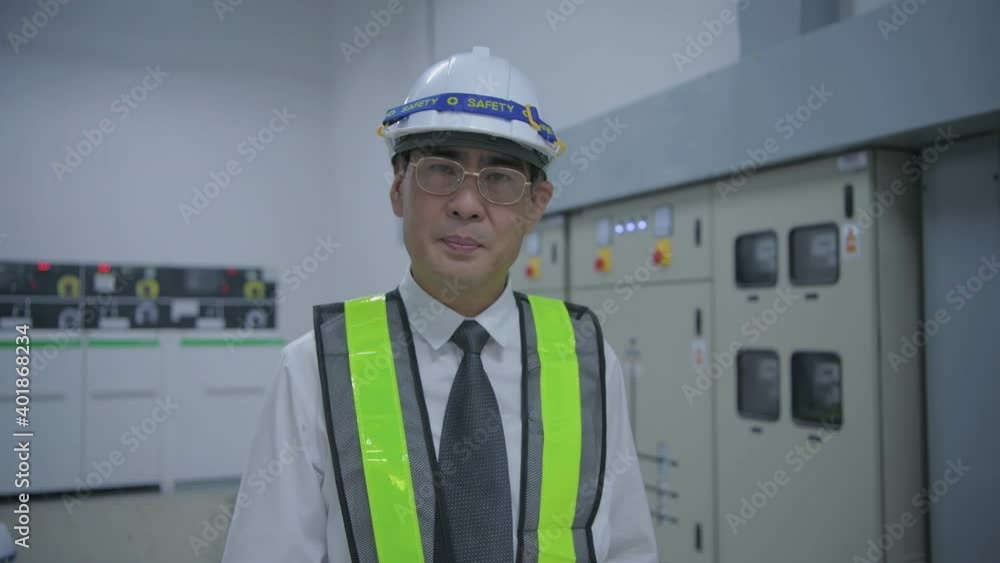 Engineer concept of 4k Resolution. Senior Asian male businessman giving an interview in office. Engineer concept of 4k Resolution. Senior Asian male businessman giving an interview in office.