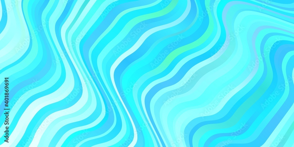 Light Blue, Green vector background with lines.