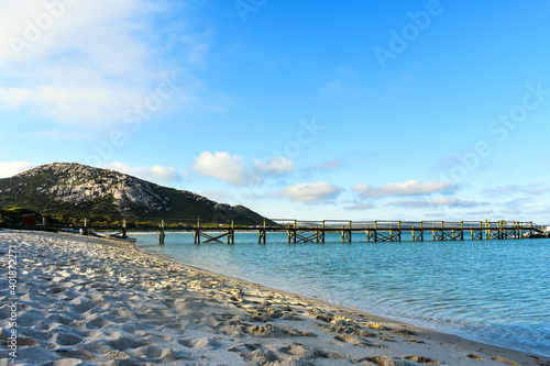 pier on the lagoon