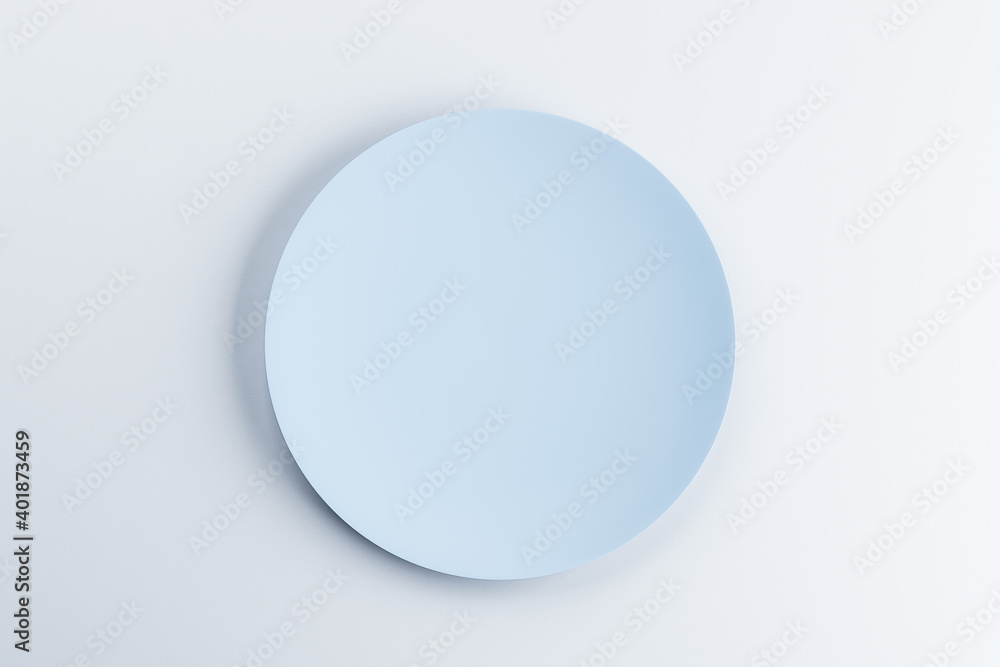 Close up of abstract blue tablet Close up of abstract blue tablet