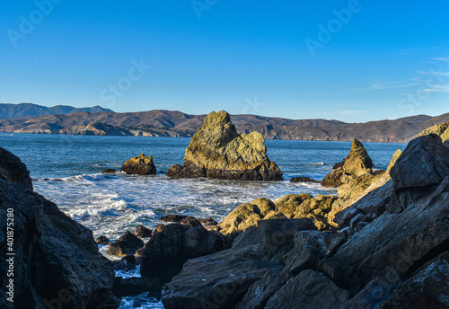 Lands End Sutro Baths Rock at the end of the Tunnel © NicoSi