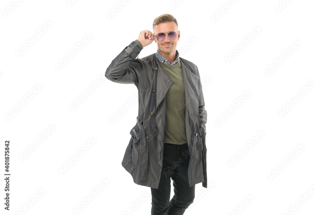 male autumn fashion style. men beauty. mature handsome man with hairstyle in coat. confident businessman wearing casual. confidence and charisma. good looking guy isolated on white. Fitting perfectly male autumn fashion style. men beauty. mature handsome man with hairstyle in coat. confident businessman wearing casual. confidence and charisma. good looking guy isolated on white. Fitting perfectly