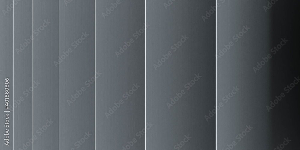 Black and white abstract gradual shade stripe background 3d render illustration